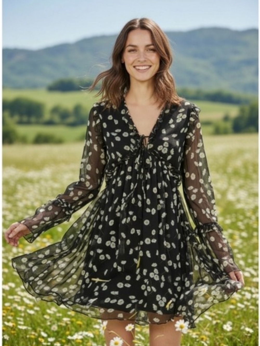 New The KOOPLES Daisy Dress Size 1. New With Tags
